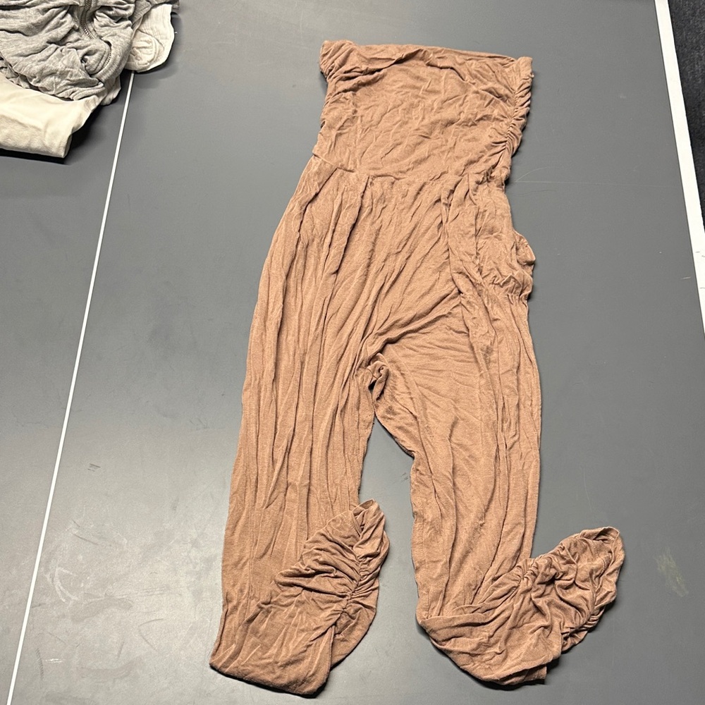 Heart Hips Light Brown Jumpsuit